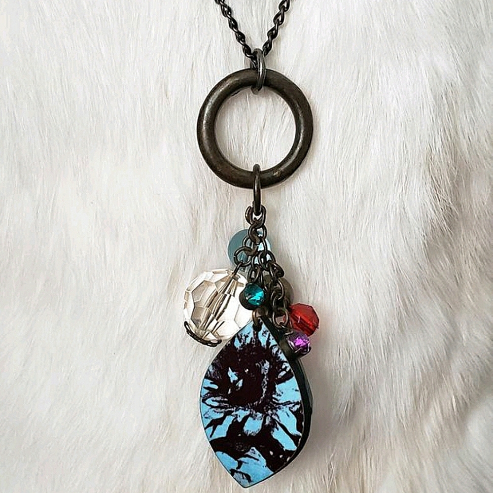 Artsy Sunflower Necklace